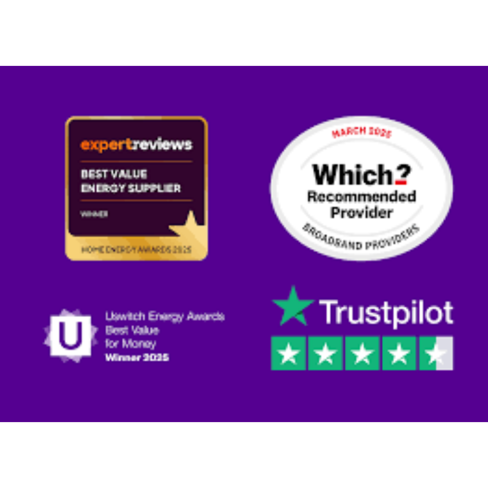 Utility Warehouse awards